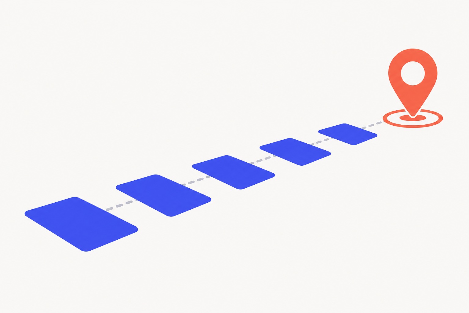 Roteiro em etapas até o go-live do primeiro agente