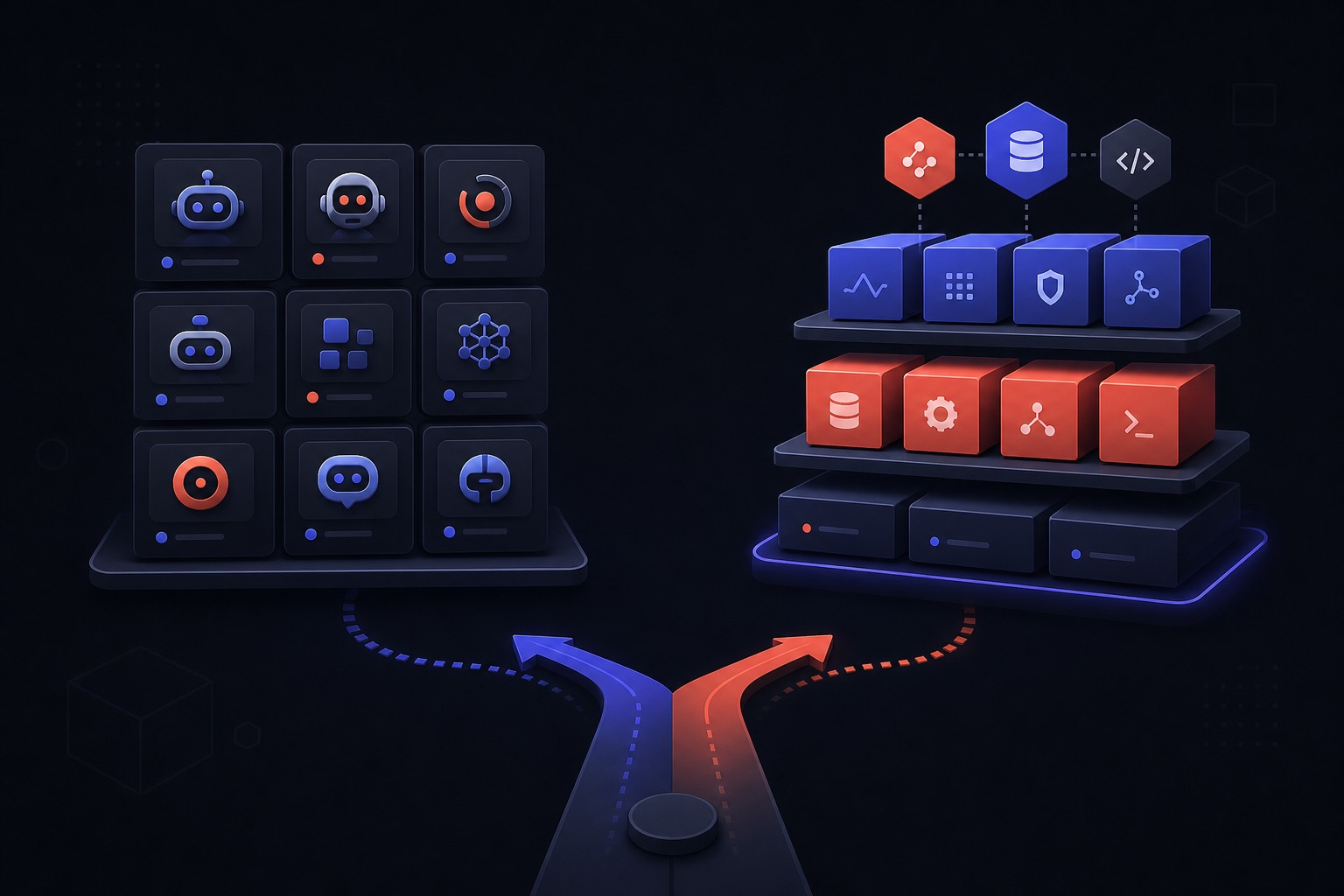 Marketplace de agentes vs. construir do zero